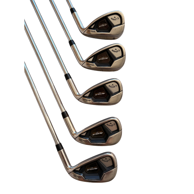 Used Callaway ROGUE ST MAX OS 5pc iron set — main view