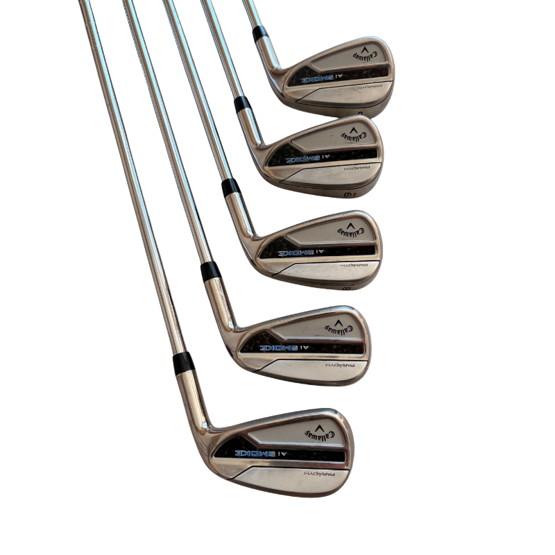 Used Callaway PARADYM Ai SMOKE 5pc iron set — main view