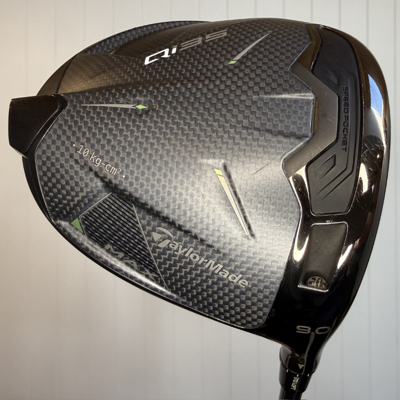 Used TaylorMade Qi35 MAX 9° driver — main view