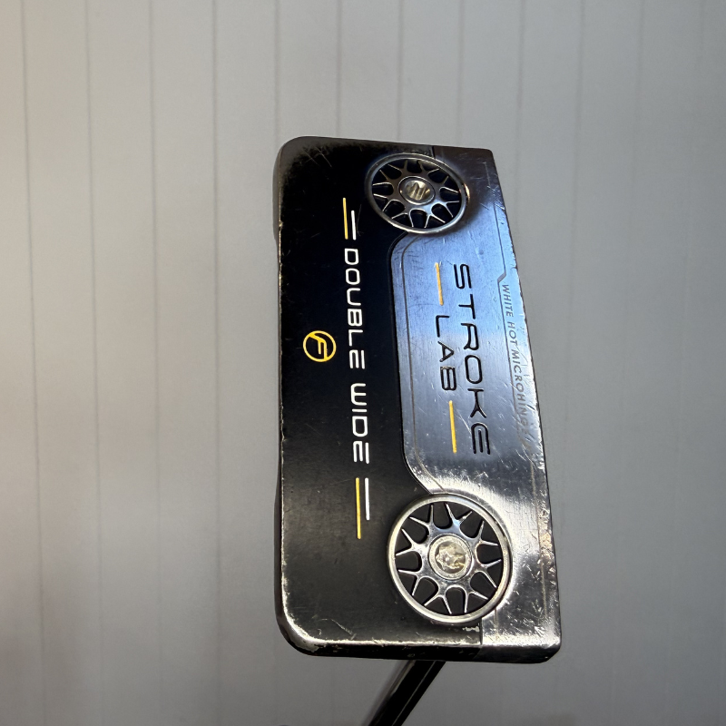 Used Odyssey STROKE LAB DOUBLE WIDE FLOW 34" putter — main view