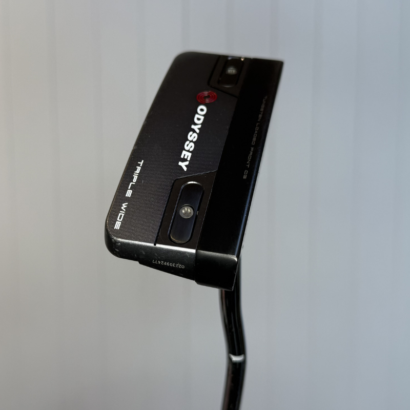 Used Odyssey TRI-HOT 5K TRIPLE WIDE 34" putter — main view